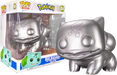 Funko Pop! Pokemon - Bulbasaur 25th Anniversary Silver Metallic 10" #454 - Pop Basement