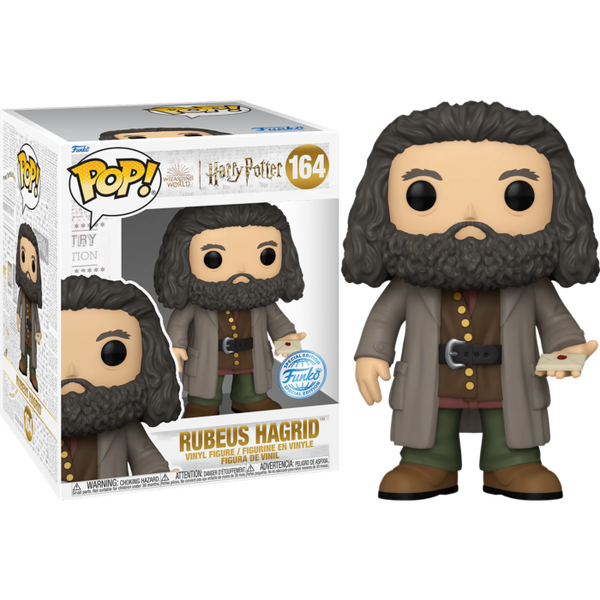 Funko Pop! Harry Potter - Hagrid with Letter Super Sized 6" #164 - Pop Basement