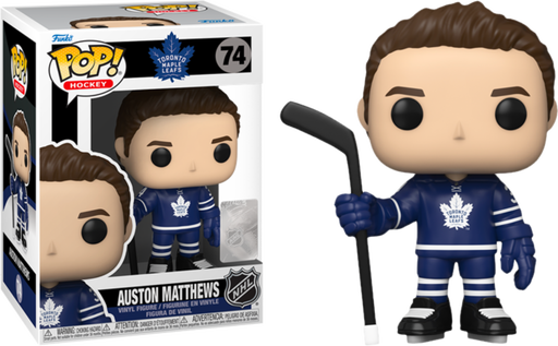 Funko Pop! NHL Hockey - Auston Matthews Toronto Maple Leafs #74 - Pop Basement