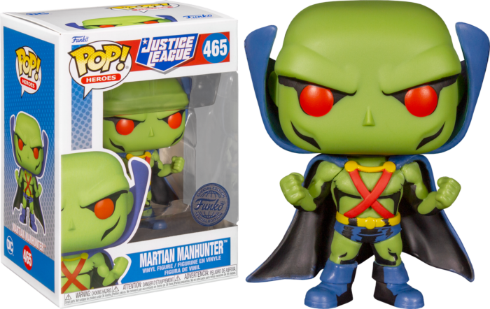 Funko Pop! Justice League - Martian Manhunter #465 - Pop Basement