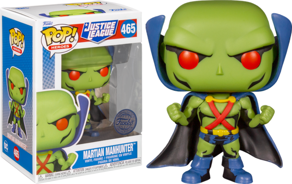 Funko Pop! Justice League - Martian Manhunter #465 - Pop Basement