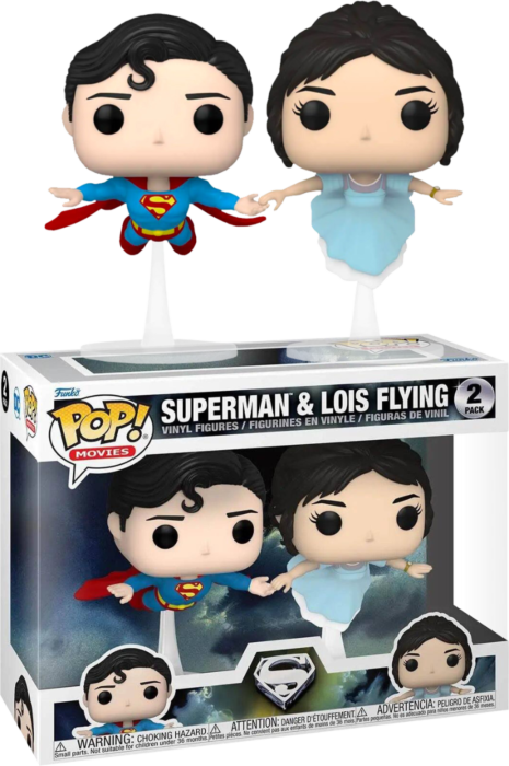 Funko Pop! Superman - Superman & Lois Lane Flying - 2-Pack - Pop Basement