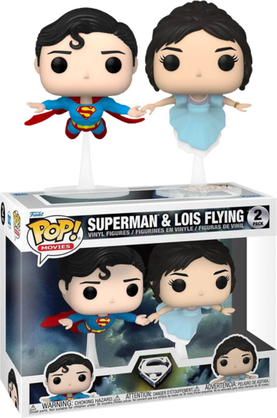 Funko Pop! Superman - Superman & Lois Lane Flying - 2-Pack - Pop Basement