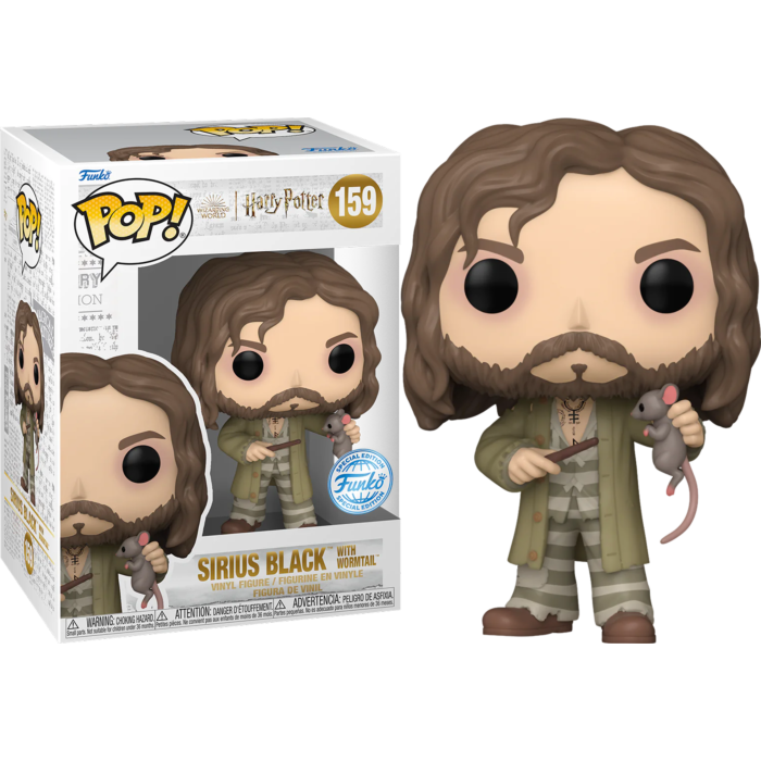 Funko Pop! Harry Potter and the Prisoner of Azkaban - Sirius Black with Wormtail #159 - Pop Basement