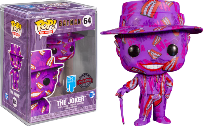 Funko Pop! Batman (1989) - The Joker Artist Series Pop! Protector #64 - Pop Basement