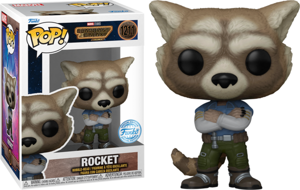 Funko Pop! Guardians of the Galaxy Vol. 3 - Rocket (Casual Outfit) #1211 - Pop Basement