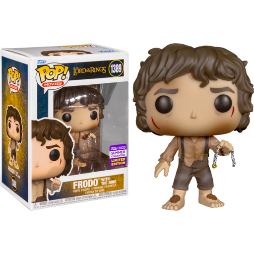 Funko Pop! The Lord of the Rings - Frodo with The Ring #1389 (2023 Summer Convention Exclusive) - Pop Basement