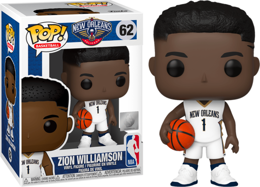 Funko Pop! NBA Basketball - Zion Williamson New Orleans Pelicans #62 - Pop Basement