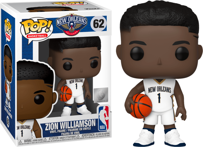 Funko Pop! NBA Basketball - Zion Williamson New Orleans Pelicans #62 - Pop Basement