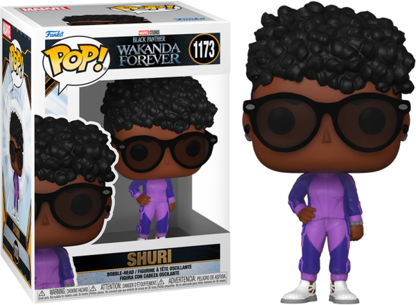 Funko Pop! Black Panther 2: Wakanda Forever - Shuri with Sunglasses #1173 - Pop Basement