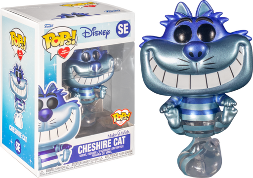 Funko Pop! Alice in Wonderland - Cheshire Cat Make A Wish Blue Metallic (Pops with Purpose) - Pop Basement