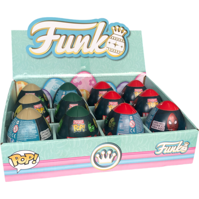 Funko Pop! Marvel: The Avengers - Pocket Pop! Vinyl Figure in Easter Egg (Display of 12 Units) - Pop Basement