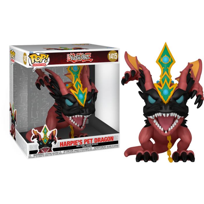 Funko Pop! Yu-Gi-Oh! - Harpie's Pet Dragon 10" #1415 - Pop Basement