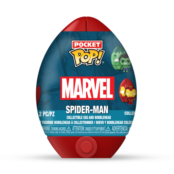 Funko Pop! Marvel: The Avengers - Pocket Pop! Vinyl Figure in Easter Egg (Display of 12 Units) - Pop Basement