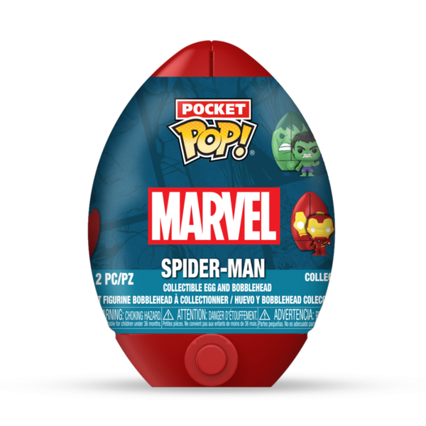Funko Pop! Marvel: The Avengers - Pocket Pop! Vinyl Figure in Easter Egg (Display of 12 Units) - Pop Basement