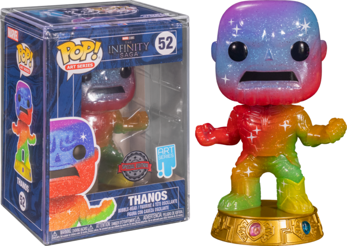 Funko Pop! Avengers 4: Endgame - Thor Purple Infinity Stone Artist Series with Pop! Protector #52 - Pop Basement