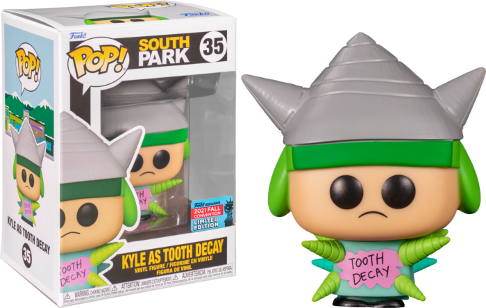 Funko Pop! South Park - Kyle as Tooth Decay #35 (2021 Festival of Fun Convention Exclusive) - Pop Basement