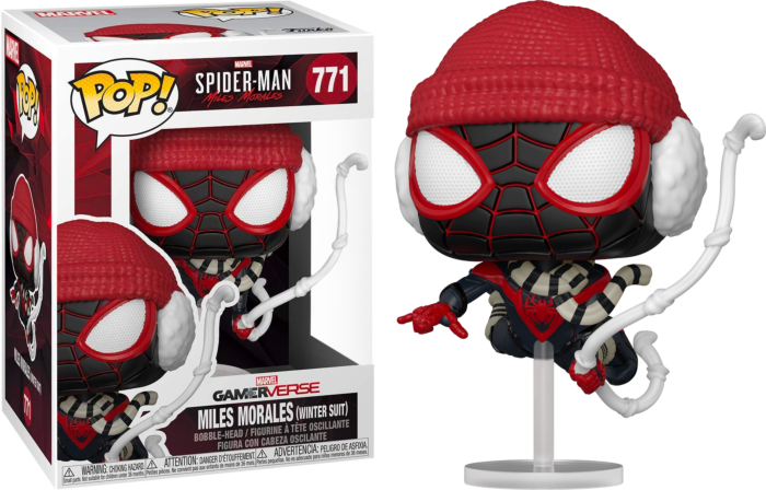 Funko Pop! Marvel's Spider-Man: Miles Morales - Miles Morales in Winter Suit #771 - Pop Basement