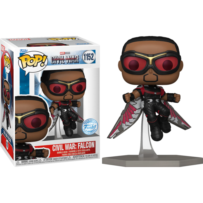 Funko Pop! Captain America: Civil War - Falcon Build-A-Scene #1152 - Pop Basement