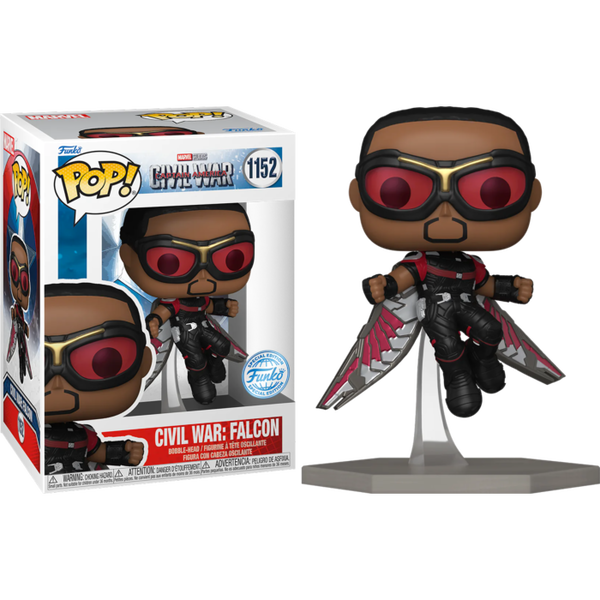 Funko Pop! Captain America: Civil War - Falcon Build-A-Scene #1152 - Pop Basement