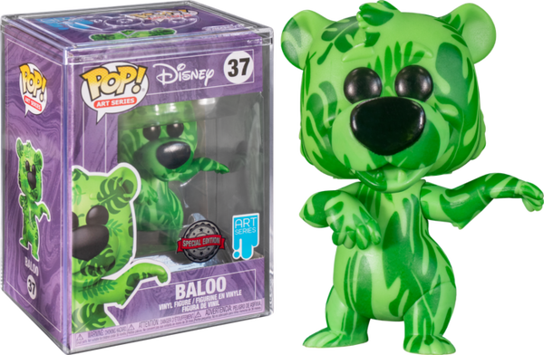 Funko Pop! The Jungle Book - Baloo Artist Series with Pop! Protector #37 - Pop Basement