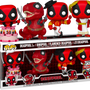 Funko Pop! Deadpool - Deadpool in Cake, Dinopool, Flamenco & Roman Senator 30th Anniversary - 4-Pack - Pop Basement