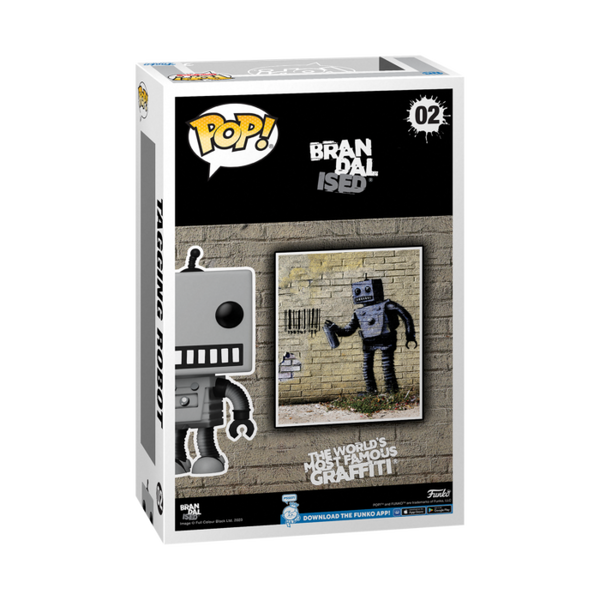 Funko Pop! Art Cover - Brandalised - Tagging Robot by Banksy #02 - Pop Basement