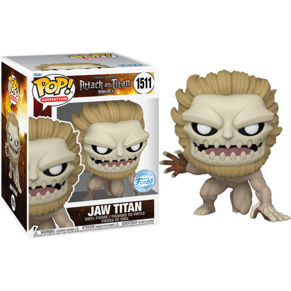 Funko Pop! Attack on Titan - Jaw Titan 6" Super Sized #1511 - Pop Basement