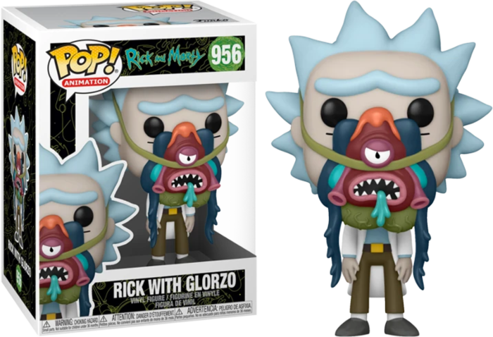 Funko Pop! Rick and Morty - Rick with Glorzo #956 - Pop Basement