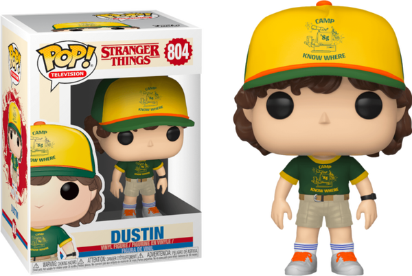 Funko Pop! Stranger Things 3 - Dustin in Camp Uniform #804 - Pop Basement