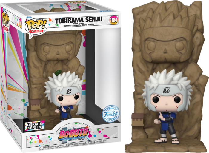 Funko Pop! Boruto: Naruto Next Generations - Tobirama Senju Hokage Rock Diorama Deluxe #1184 - Pop Basement