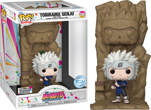 Funko Pop! Boruto: Naruto Next Generations - Tobirama Senju Hokage Rock Diorama Deluxe #1184 - Pop Basement