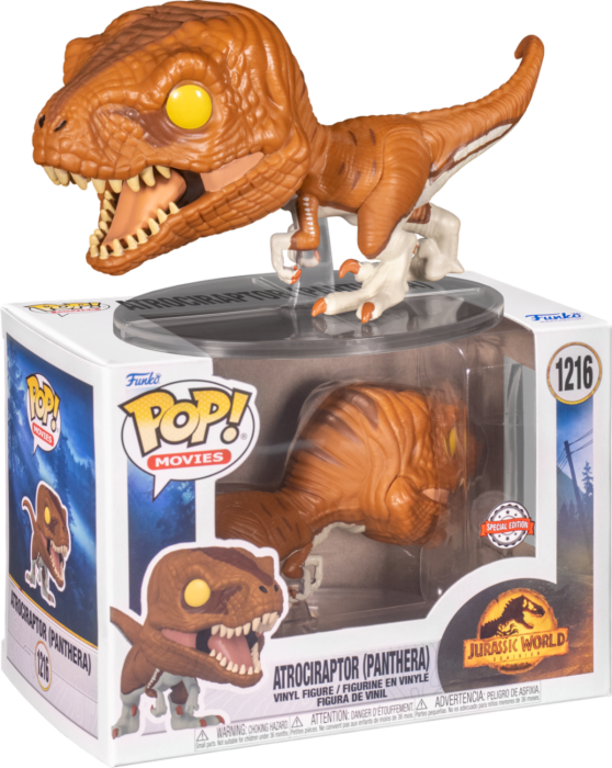 Funko Pop! Jurassic World: Dominion - Atrociraptor Panthera #1216 - Pop Basement