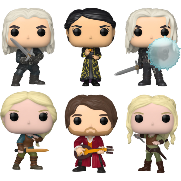 Funko Pop! The Witcher - Toss a Coin to Your Witcher - Bundle (Set of 6) - Pop Basement