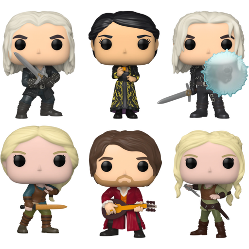 Funko Pop! The Witcher - Toss a Coin to Your Witcher - Bundle (Set of 6) - Pop Basement