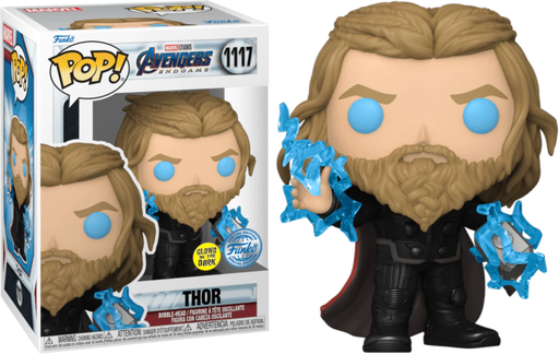 Funko Pop! Avengers 4: Endgame - Thor with Thunder Glow in the Dark #1117 - Chase Chance - Pop Basement