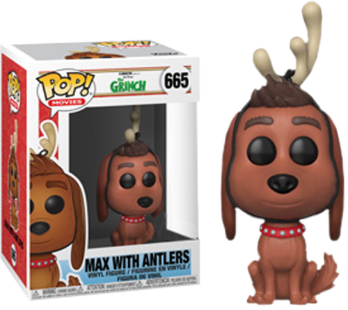 Funko Pop! The Grinch - Max the Dog with Antlers #665 - Pop Basement
