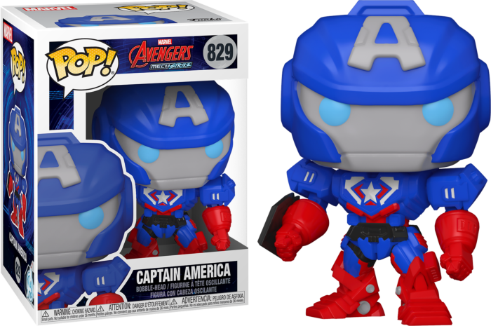 Funko Pop! Avengers Mech Strike - Captain America Mech #829 - Pop Basement