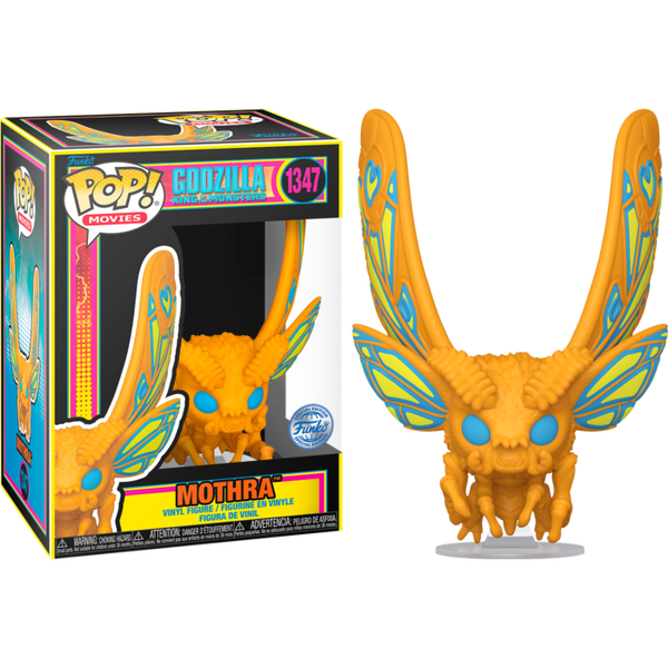 Funko Pop! Mothra vs. Godzilla (1964) - Mothra Blacklight #1347 - Pop Basement