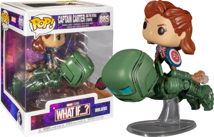 Funko Pop! Marvel: What If… - Captain Carter and the Hydra Stomper Year of the Shield Deluxe #885 - Pop Basement