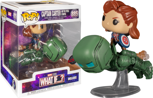Funko Pop! Marvel: What If… - Captain Carter and the Hydra Stomper Year of the Shield Deluxe #885 - Pop Basement