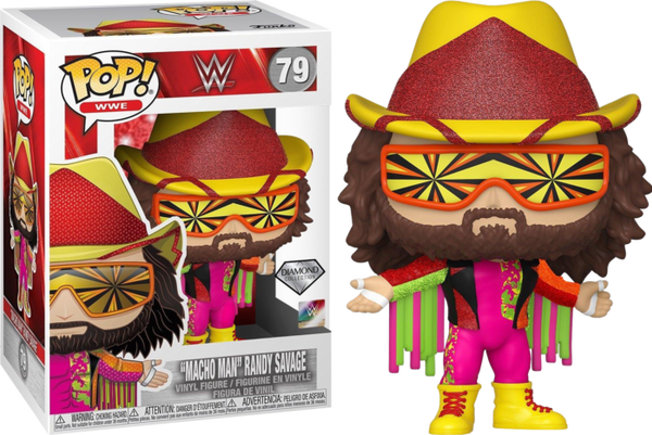 Funko Pop! WWE - Macho Man Randy Savage Diamond Glitter #79 - Pop Basement