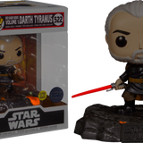 Funko Pop! Star Wars: Red Saber Series Volume 1 - Darth Tyranus Glow in the Dark Deluxe #522 - Pop Basement
