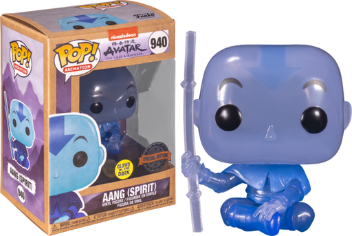 Funko Pop! Avatar: The Last Airbender - Spirit Aang Glow in the Dark Earth Day #940 - Pop Basement