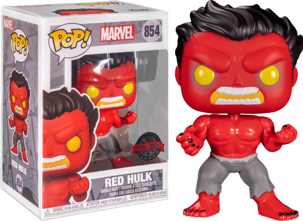 Funko Pop! Hulk - Red Hulk #854 - Chase Chance - Pop Basement