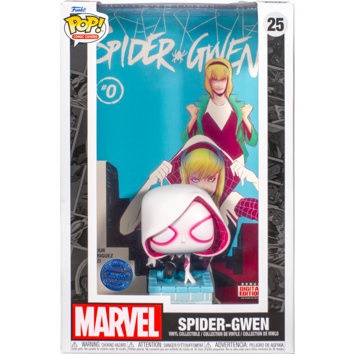 Funko Pop! Comic Covers - Spider-Man - Spider-Gwen #0 Second Printing - Pop Basement