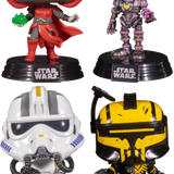 Funko Pop! Star Wars: Gaming Greats - Imperial Rocket Trooper, Merrin, ARC Umbra Trooper & Proxy Glow in the Dark - Bundle (Set of 4) - Pop Basement
