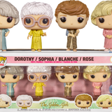 Funko Pop! The Golden Girls - Rose, Dorothy, Blanche & Sophia in Robes - 4-Pack - Pop Basement