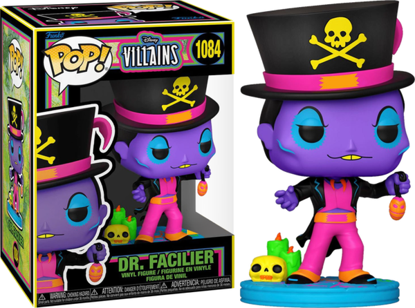 Funko Pop! The Princess and the Frog - Dr. Facilier Blacklight #1084 - Pop Basement