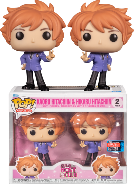 Funko Pop! Ouran High School Host Club - Kaoru Hitachiin & Hikaru Hitachiin - 2-Pack (2022 Fall Convention Exclusive) - Pop Basement
